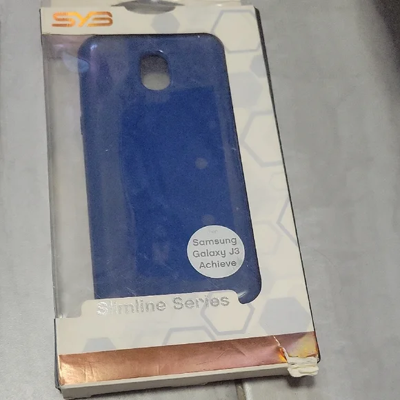 SYS Slimline Series Samsung Galazy K3 Achieve Black, silver,and Blue Phone Cases - Picture 11 of 14